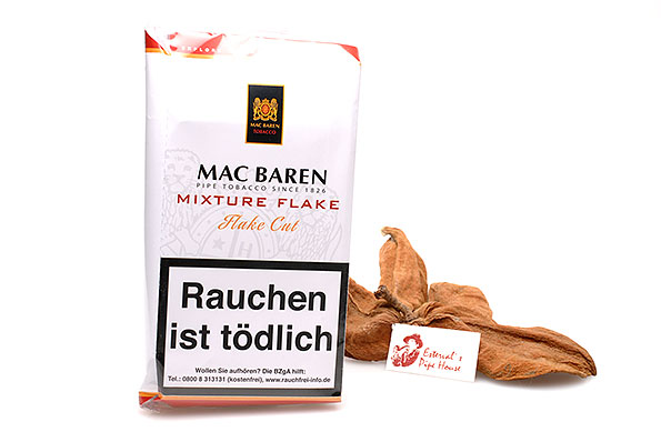 Mac Baren Mixture Flake - Flake Cut Pfeifentabak 50g Pouch